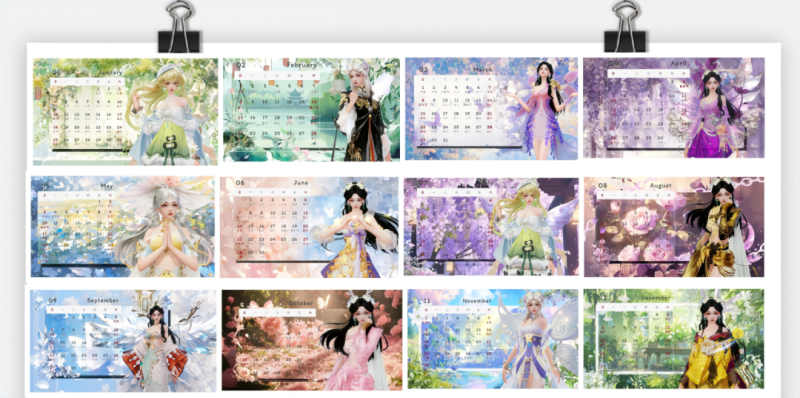 《诛仙手游》你的2026年专属日历已送达！诛仙手游台历制作教程-乐久游-我爱你游戏(521yx.cn)