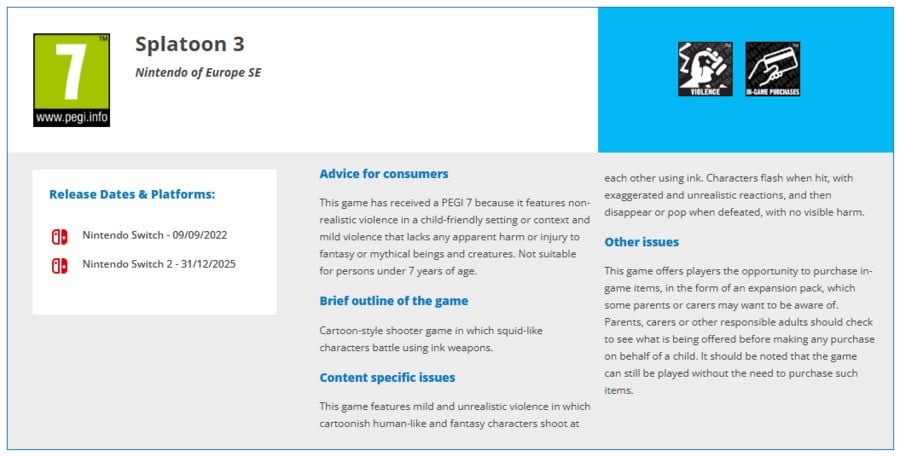 图片[2]-《喷射战士3》现已获得 Switch 2 评级