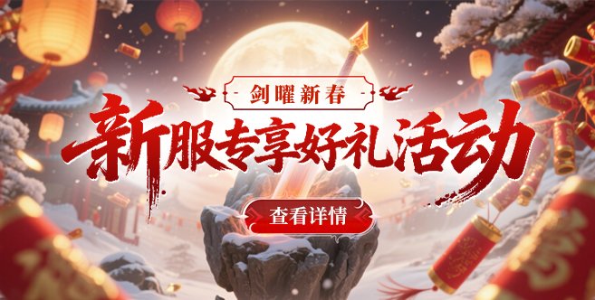 图片[2]-《玄天之剑》新春特别服务器“剑曜新春”震撼来袭！