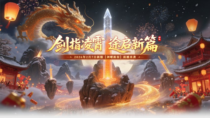 图片[1]-《玄天之剑》新春特别服务器“剑曜新春”震撼来袭！
